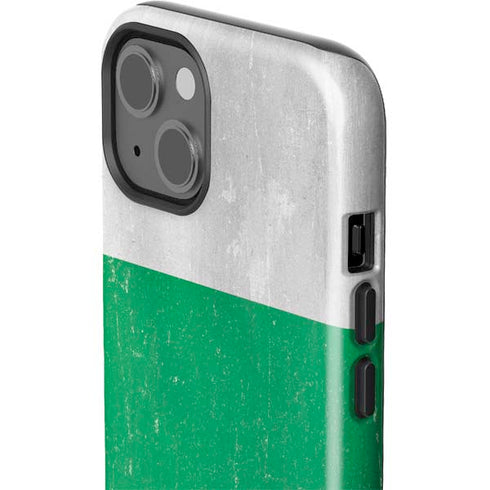 Bulgarian Flag Distressed iPhone 14 Impact Case